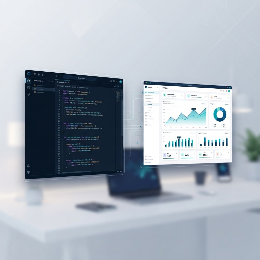 Software dashboard and code editor built by Solid Software Development